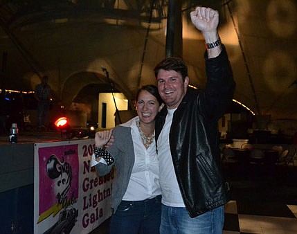 The Northeast Florida Builders Assopciation held its annual Gala last month and the evening's big winners were Emily and Chris Dostie, who took home the Grand Prize Giveaway of a trip to Greece.