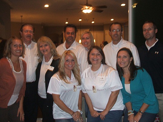 Dennis Homes opened a model in Durbin Crossing North last month and invited area Realtors and some of their neighbors to participate. The Dennis Homes team welcomed everyone.