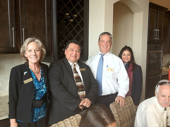 Linda Moore and Ben Bauzon of Drees Homes welcomed Mark Jernigan and Judy Pelfrey of Watson Realty at a recent Realtor Event to showcase the company's new model opening at Autumn Pines in Eagle Landing.