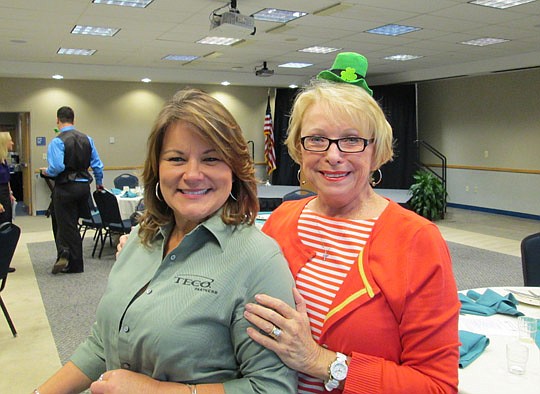 TECO sponsored the Sales and Marketing Council breakfast last month at UNF's University Center and the company was represented by Jackie Perrone and Trudy Clark.