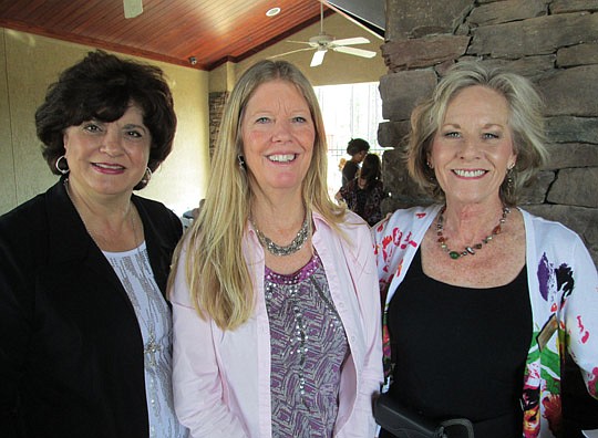 Builders D.S. Ware, DR Horton, Drees Homes and Keystone Building held a Realtor event last month to show off The Preserve at Two Creeks subdivision in Clay County. Josette Estes of Watson Realty (left) was greeted by Karen Chappell of D.S. Ware and Li...