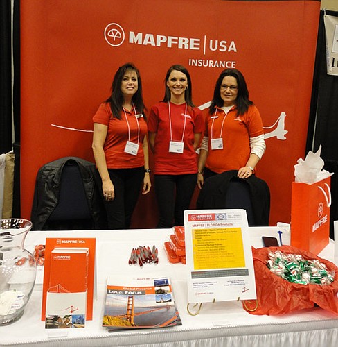 JoAnn Ellerbe, Alexis Carr and Deena Darsey of Mapfre Insurance.