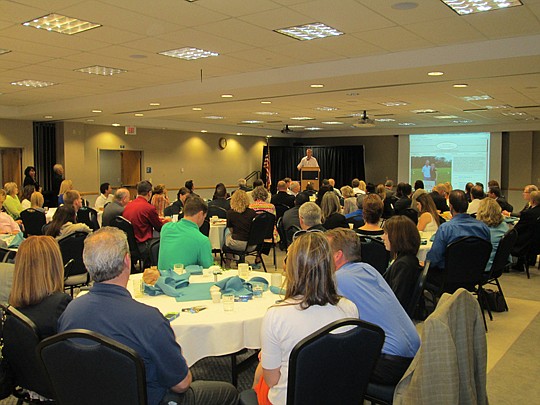 There was a big turnout last month for the Sales and Marketing Council's breakfast meeting at the University Center on the UNF campus. Sales expert Bill Herring was the speaker.