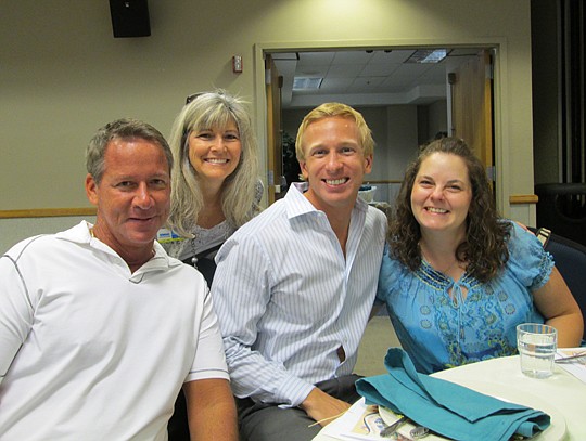 Lou Pettigrew, Insurance Solutions; Donna Bavier, Brightway Insurance; Ross Fanti, LMH Solutions; and Marnee Oehmann, Home Source Lending.