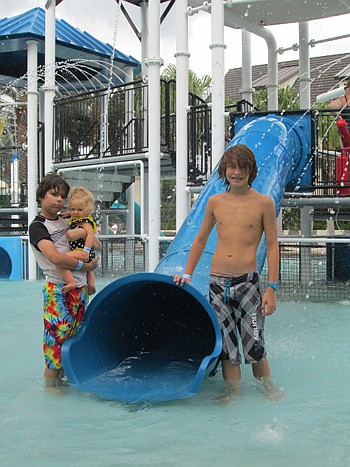 Tyler Pennington, Lula Bush and Tristan Tebbe