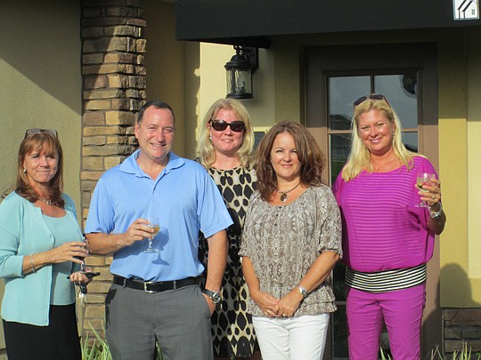Joanne Stoval, Deltona Realty;Â  Dario Picciotti, Standard Pacific Homes; and Tammy Moorefield, Carol Vonrabenstein and Lori Pezak, Deltona Realty.