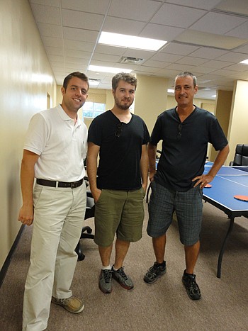 Jay Rocco of Mason Title with Taylor and Patrick Middleton of Middleton Realty.
