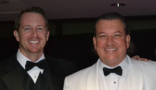 Dennis Ginder (right) will pass the office of NEFBA president to Daniel Blanchard next month.