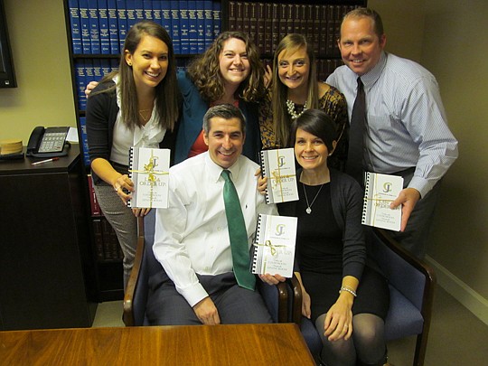 A local firm specializing in construction law also has gotten into the book business - a cookbook, to be exact. Jimerson &amp; Cobb, based in Jacksonville's Riverside area, put together a cookbook of their favorite recipes and sent it out as Christmas...