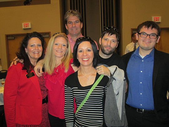 The installation was at the University of North Florida University Center and some of Howell's family attended: Shauna Effinger, Jeff Howell, Christy Cercy, Lance Mullins and Caleb Elkins.