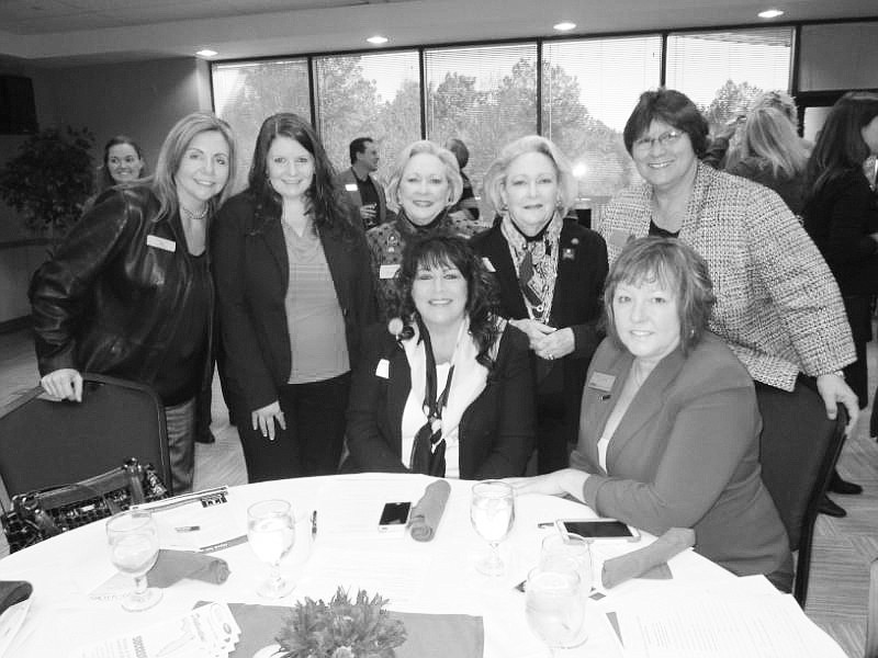 Among those attending were (back) Brenda Leahy, BB&amp;T; Erica Richie, Total Title Solutions; Selby Kaiser and Linda McMorrow,  The Legends of Real Estate; and Millie Kanyar, The Legends of Real Estate East Coast, and (front) Audrey Lackie, The Legen...