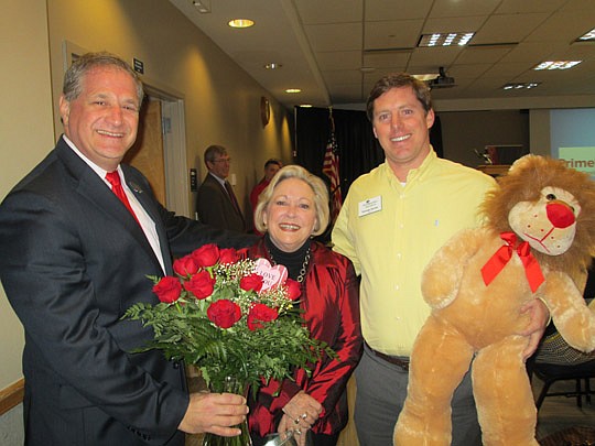 From left, Rob Fleishman, BB&amp;T; Selby Kaiser, The Legends of Real Estate; and George Garcia, First Beaches Insurance.