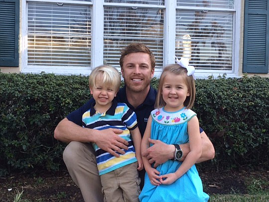 Spending time with daughter Paige and son Cole is a priority for busy builder, and remodeler Nick Sandifer.