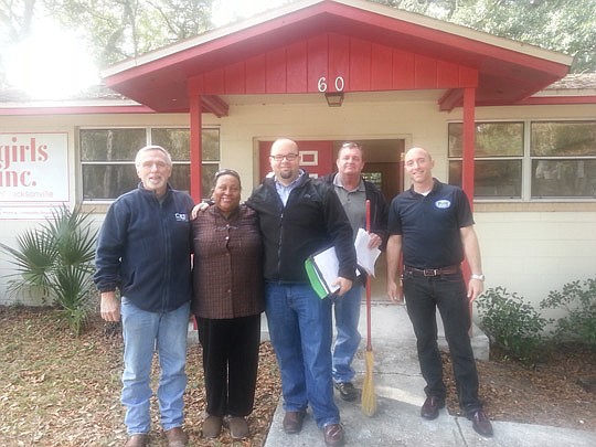 Restoring a home to safe, functional living space is the core mission of Builders Care. This project was spearheaded by ICI Homes. Above, Don Wilford, ICI Homes division president; homeowner Juanita Foreman; ICI employees/volunteers Joseph Blanco and ...