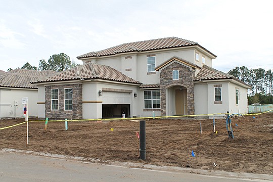 Tamaya's Siena features a vaulted second floor with two bedrooms and a bonus room.