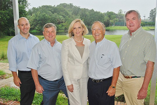 From left,Â Leed Silverfield, Rick Wood, Susan Wood, Gary Silverfield and Billy Howell of Atlantic Beach Partners LLC.