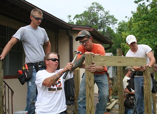 NEFBA carpentry apprentices build a wheelchair access ramp as part of a local church initiative. The U.S. Department of Labor's Bureau of Labor projects growth in construction trade jobs will be nearly double the average jobs growth rate over the next...