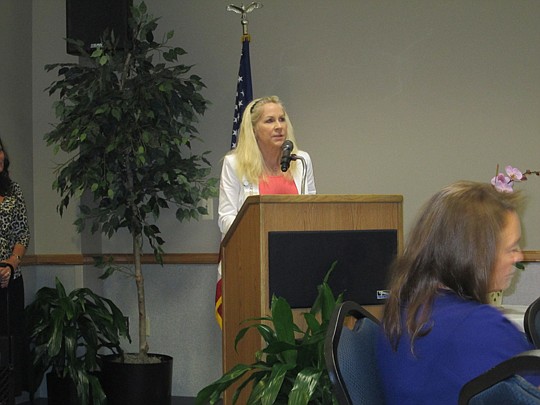 Ricki Taylor, of Synovus Mortgage, sponsor, gave the inspiration message.