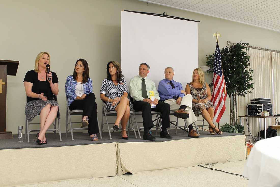 Six top real estate producers from the region shared tips on how to boost sales at the Florida Realtors District One Conference. Panel members from the left are Kim Knapp, Coldwell Banker Vanguard Realty, Fleming Island; Betsy Pepine, Pepine Realty, G...