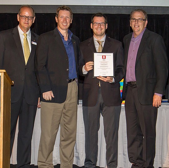Dasher Hurst Architects received the Built Award of Excellence for renovations to the Independent Life Building.