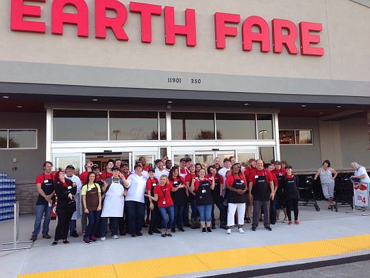 The Earth Fare staff on opening day in August.