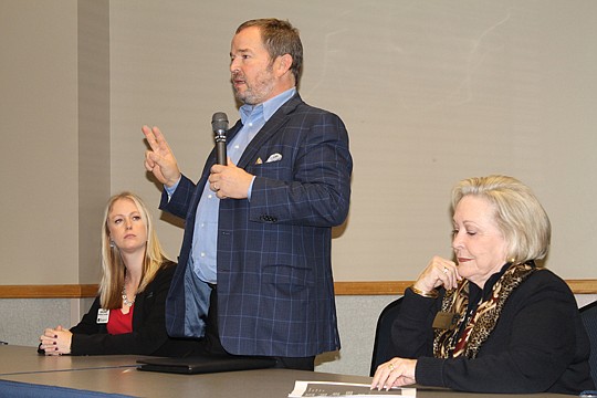 At the Women's Council of Realtors' meeting, a panel of professionals set members on the right path for making profits in 2015. Panelists were Alaina Batts of Beson4 Media Group, Billy Morrow of The LBA Group and Selby Keiser of The Legends of Real Es...
