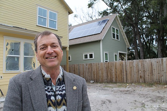 David Shacter of TerraWise Homes. TerraWise will offer a net-zero energy option on all of the homes it builds at Cedarbrook, a new 200-unit Northside subdivision. The company has built net-zero homes up until now on a custom basis, mostly in Springfield.