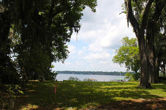Three of the lots at The Bluffs on Plummers Cove will sit 20 feet above the St. Johns River.