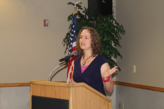 Amber Asaro, president of the Deerwood Toastmasters Club, said she noticed Realtors don't have any problem talking. But, she did advise them to self-review for speech pattern flaws; listen before speaking; compose a beginning, middle and end; and take...