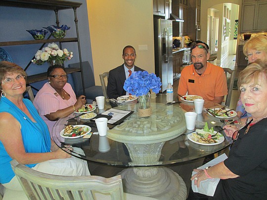 ICI Homes hosted a Realtor event last month for the opening of its model in The Island at 20 Mile in Nocatee. Above, from left, are Beverly Daniel, Century 21 St. Augustine Properties;Â Faye Parker and Brian Alexis, Watson Realty;Â Charles Wrona, Flor...