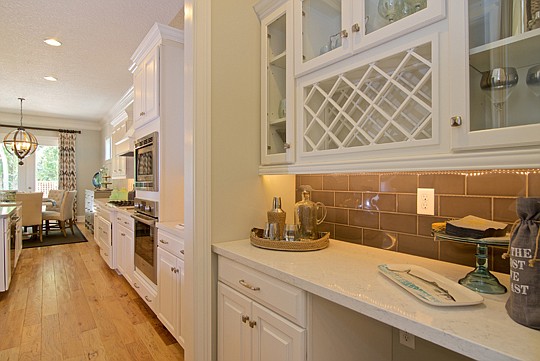 Elacora designed its homes at Plantation at Ponte Vedra Beach specifically for the community. A butler's pantry connects the flex space to the kitchen.
