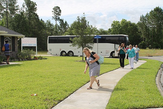 Realtors took a bus tour that showed where new homes are being built in Nassau County. Sponsored by the Nassau Builders Council, the tour visited 12 models in 11 communities.