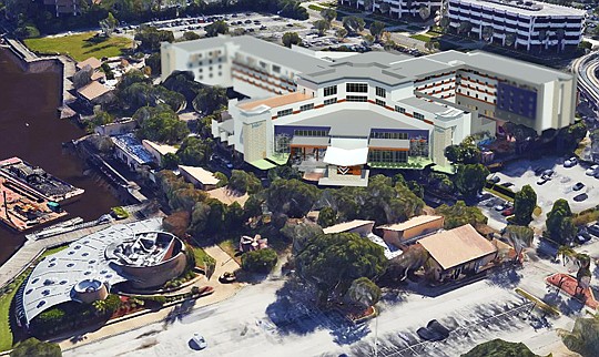 Rendering of Lexington Hotel &amp; Conference Center Jacksonville Riverwalk in Downtown.