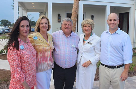 The Atlantic Beach Country Club team of Lee Elmore, Susie Wood, Rick Wood, Linda Sherrer and Leed Silverfield.