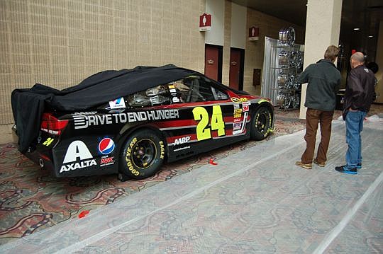 Jeff Gordon's NASCAR Sprint Cup No. 24 Chevrolet will be unveiled at the Jacksonville International Auto Show at the Prime Osborn Convention Center. The shows run through Sunday.