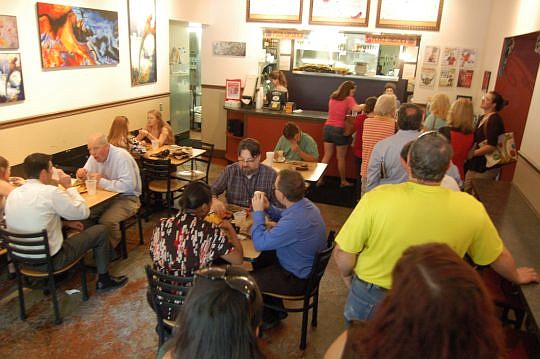 A line of customers is the norm at Burrito Gallery Downtown. With a new partner and a plan to franchise, there could be more lines at more Burrito Gallery locations in the next 12 months.