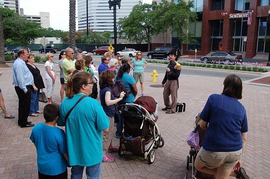 The Downtown "Top to Bottom" walking tour departs at 10 a.m. each Tuesday and Thursday from the Jacksonville Landing.