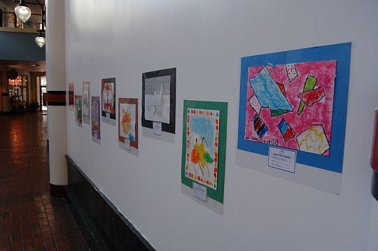 Downtown's latest public art exhibit is on display along the east corridor at the Jacksonville Landing near the Maritime Heritage Museum and The Toy Factory. It's a collection by students at Gregory Drive Elementary School.