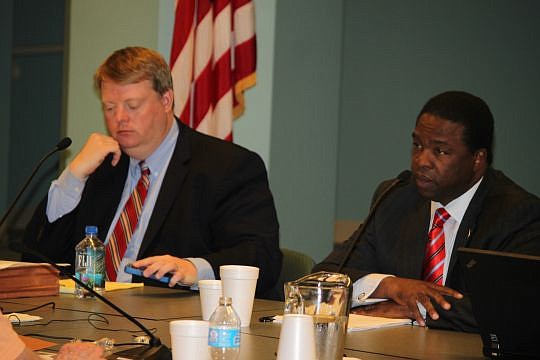 Chief of Staff Chris Hand and Mayor Alvin Brown