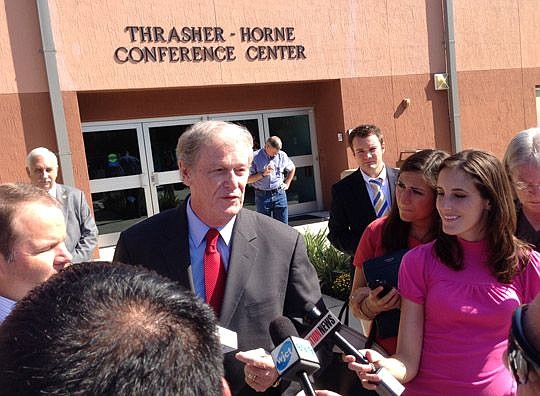 State Sen. John Thrasher is interviewing for the president's job at Florida State University on June 11.