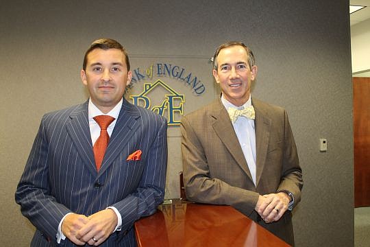 Quinton Harris (left) and Tim Gill, managers at the Bank of England's Jacksonville office, knew in 2008 the mortgage industry would soon become stronger for homebuying than home refinancing.