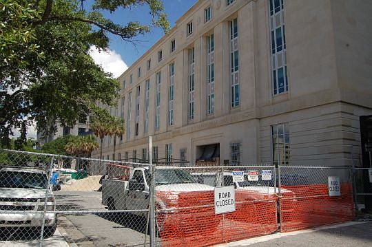 The project to renovate the former federal courthouse into office space for the State Attorney's Office is on schedule to be complete in December.