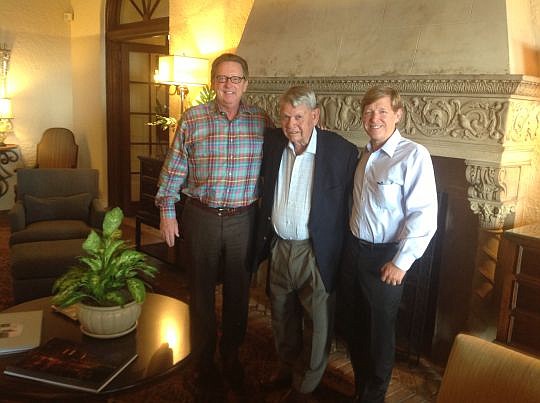Former Jacksonville mayors John Delaney, Jake Godbold and John Peyton.