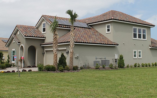 Elacora installs six solar panels as a standard feature on all of its homes in Madiera. The pass-through cost to customers, about $10,000, hasn't been a barrier to sales. Some residents are even adding more panels.