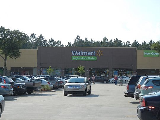A Walmart Neighborhood Market is undergoing remodeling in Jacksonville
