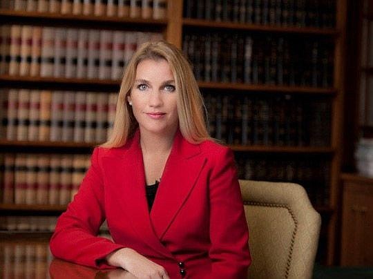 F. Susannah Collins, president of the Jacksonville Women Lawyers Association