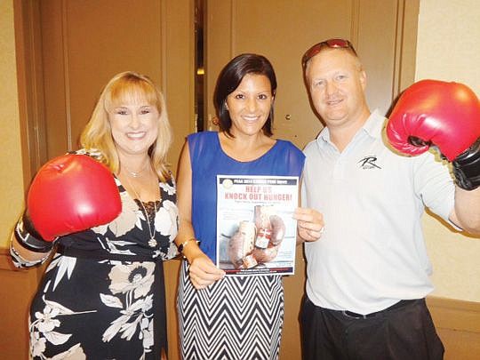 From left, First Coast Apartment Association members Holly Fox, Melissa Lohmeyer and Rick Biermann.