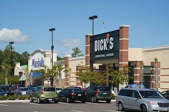 Marshalls and Dick's Sporting Goods anchor the first phase of Parkway Shops in North Jacksonville. Hobby Lobby will anchor the second phase. A larger retailer might follow.