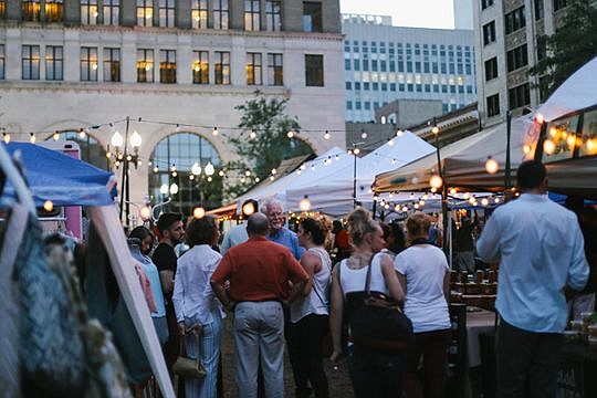 Jaxsons Night Market is moving to Hemming Plaza Oct. 16 from Adams and Laura streets.