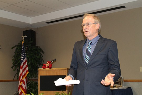Gene Rivers of Keller Williams' Rivers Team spoke about business planning at the Women's Council of Realtors' November lunch meeting. The Tallahassee-based Rivers Team has been named a Realtor Magazine top 100 residential agent for several years.